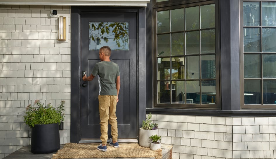 Vivint Smart Lock on home in San Antonio