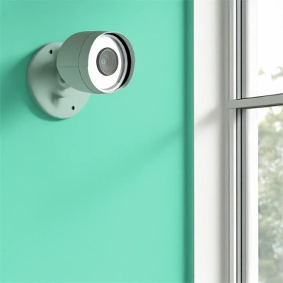 San Antonio vivint camera facing a window